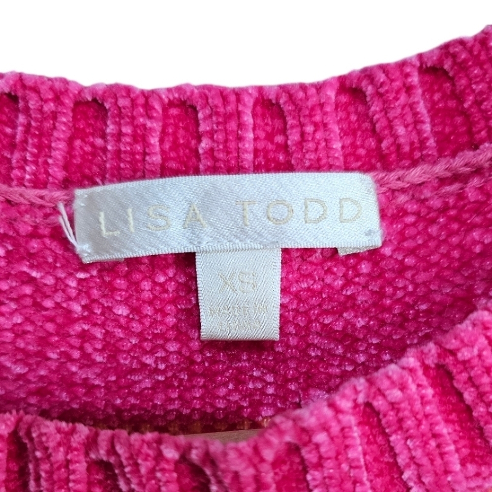 Lisa Todd Colorful Striped Crew Neck Soft Sweater Rainbow Size XS Fall Fashion - Picture 9 of 11